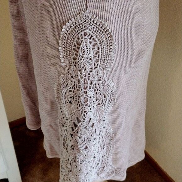 Americanable Knit Dress.Boho, Natural, Soft Girl - Picture 5 of 11